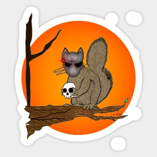 Sci-Fi Squirrel (no text) Sticker